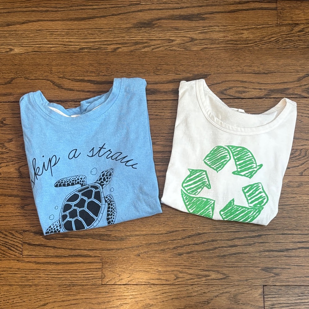 2 Eco Friendly Crop Tops 🌎 🌱
